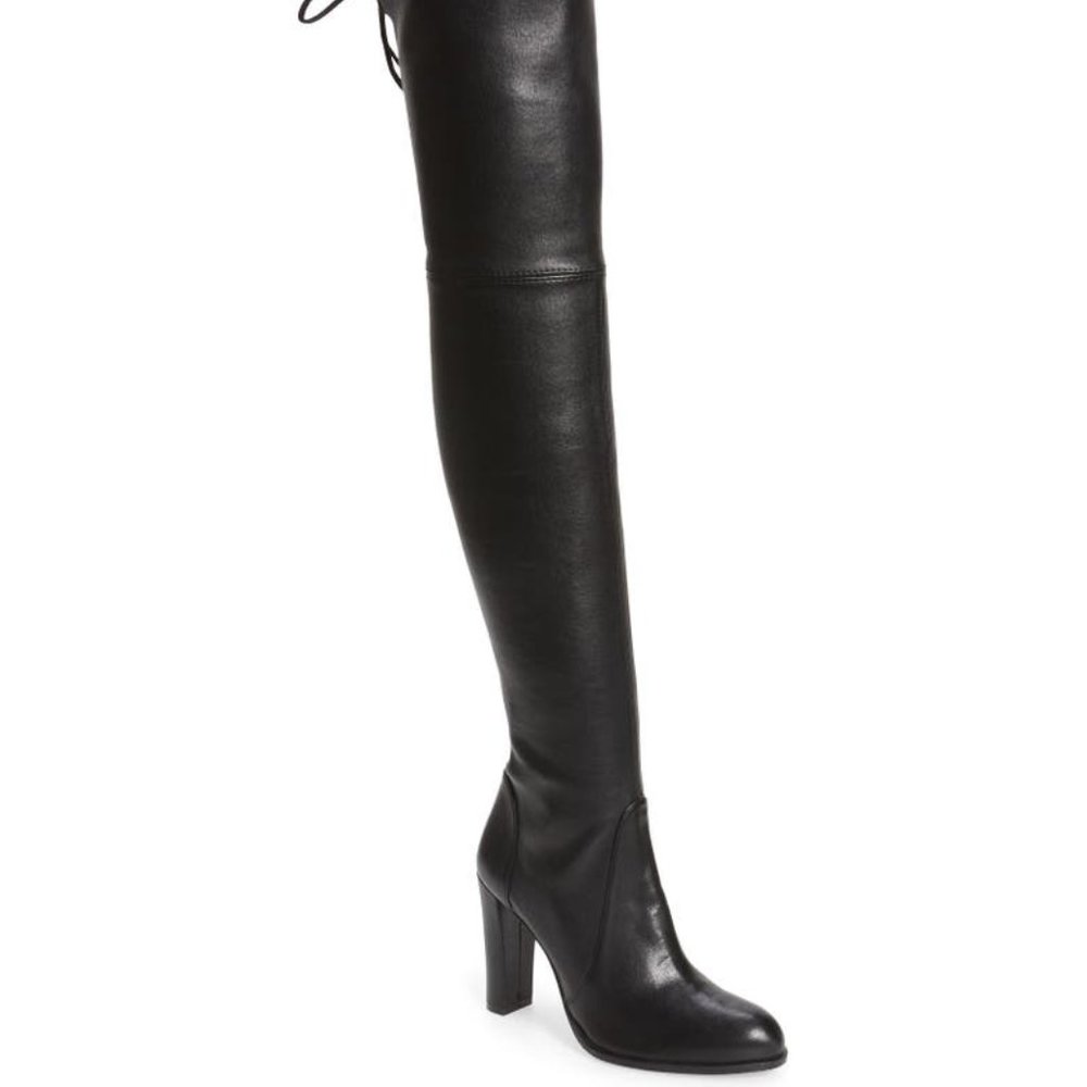 STUART WEITZMAN Highland Leather boots, size 8, New with Box
